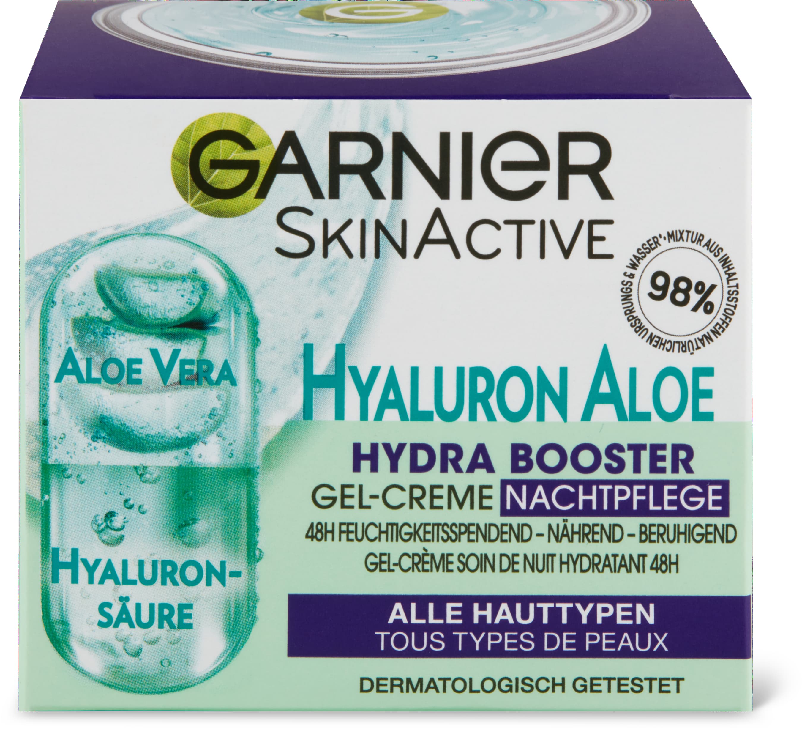 Crema gel trattamento notte Hydra Booster